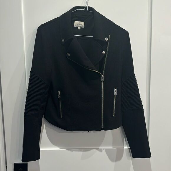 Wilfred Black Biker Jacket - Picture 1 of 7